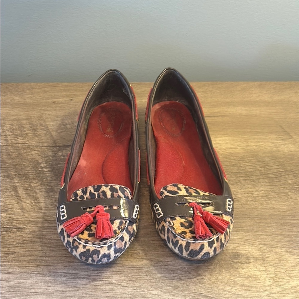 SPERRY, Top sliders, LAUREL DARK BROWN / LEOPARD WOMANS 10M
